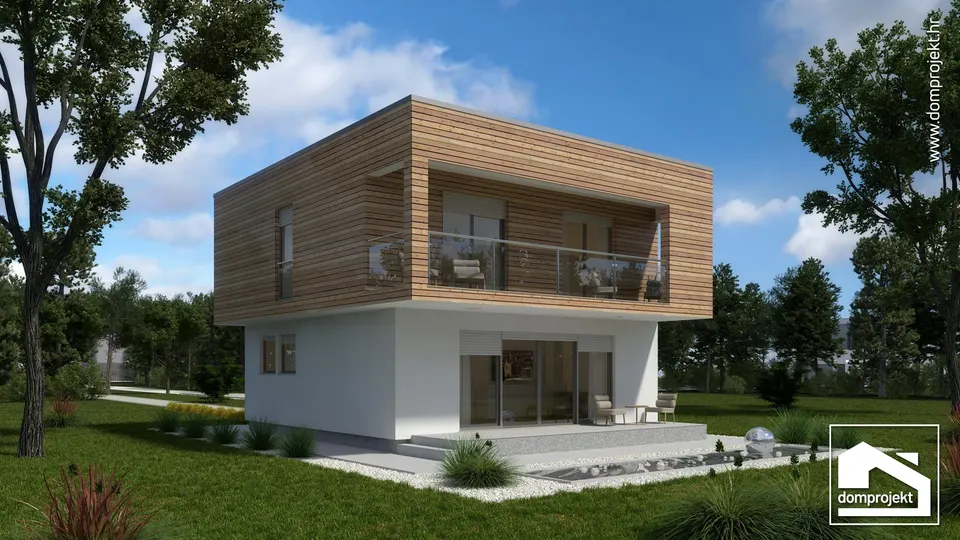 Montažna kuća Lidija, 134 m², Domprojekt