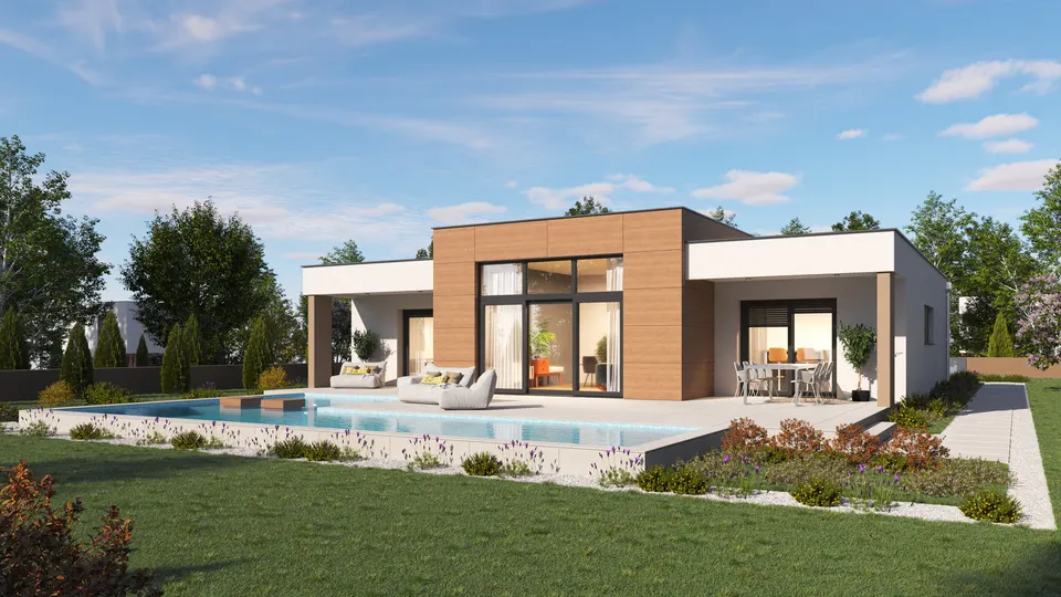Montažna kuća Lores, 163 m², Domprojekt