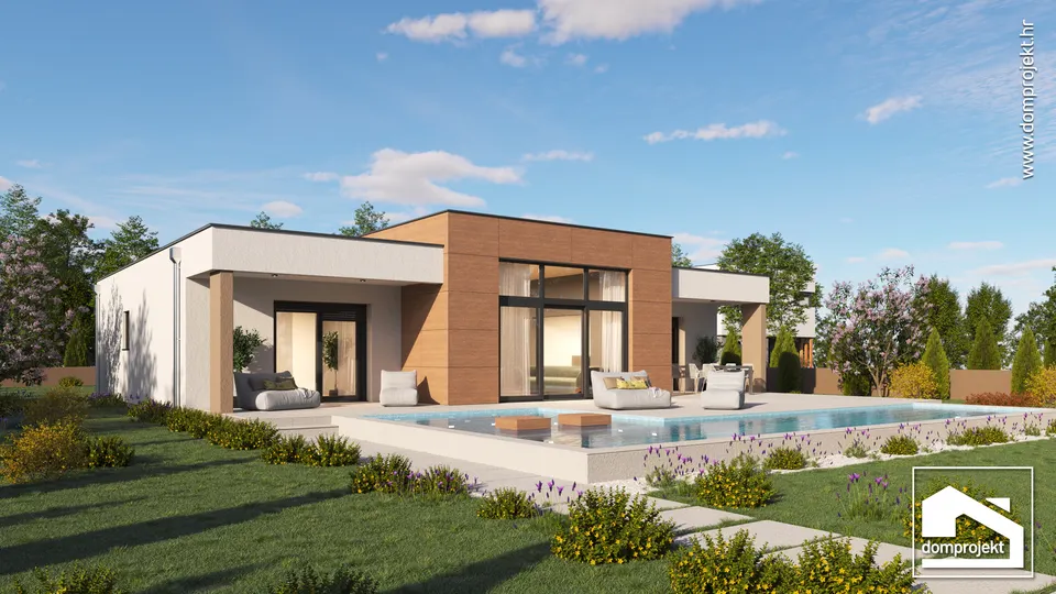 Montažna kuća Lores, 163 m², Domprojekt