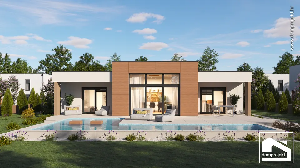 Montažna kuća Lores, 163 m², Domprojekt