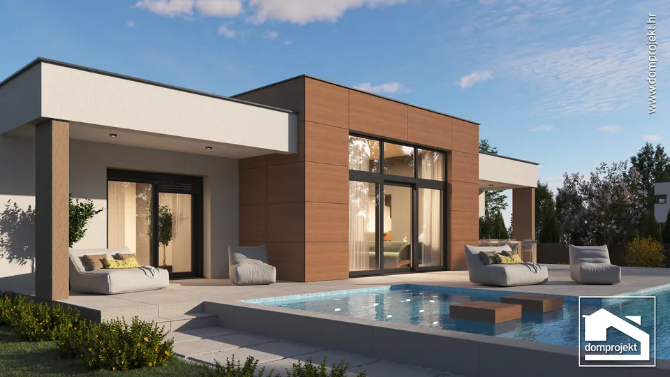 Montažna kuća Lores, 163 m², Domprojekt