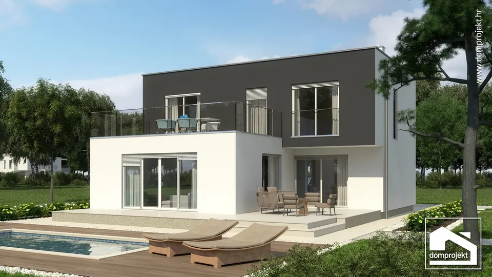 Montažna kuća Luna, 178 m², Domprojekt