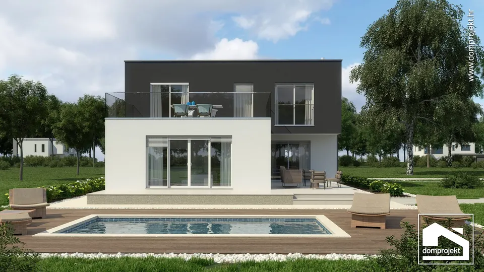 Montažna kuća Luna, 178 m², Domprojekt