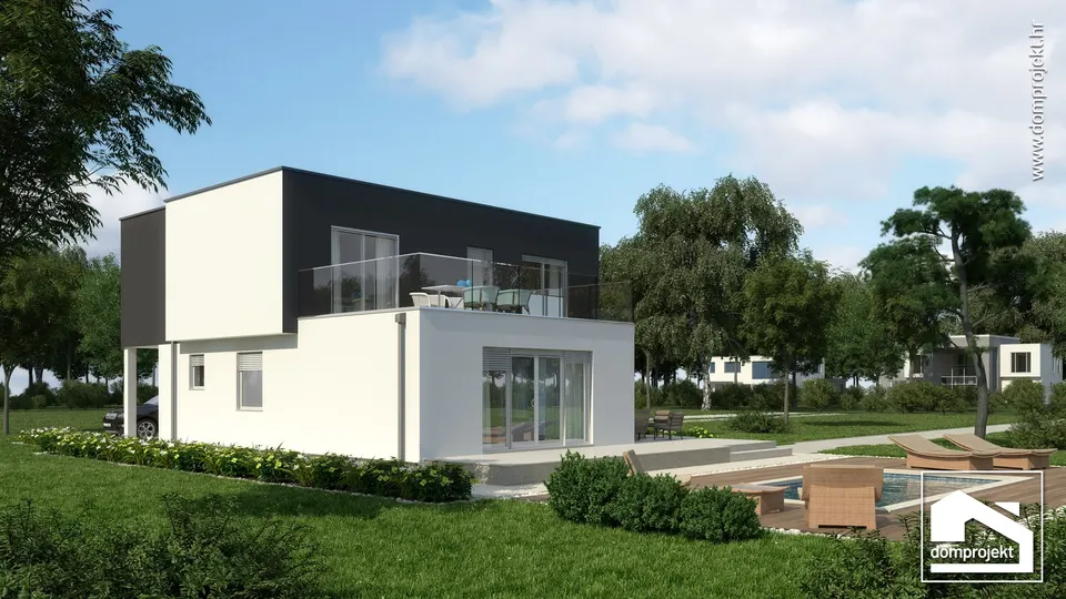 Montažna kuća Luna, 178 m², Domprojekt