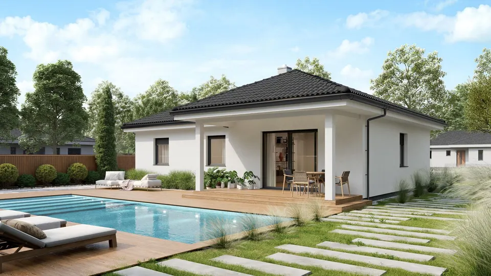 Montažna kuća Marinela, 103 m², Domprojekt