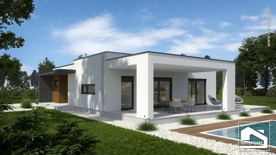 Montažna kuća Melina, 155 m², Domprojekt