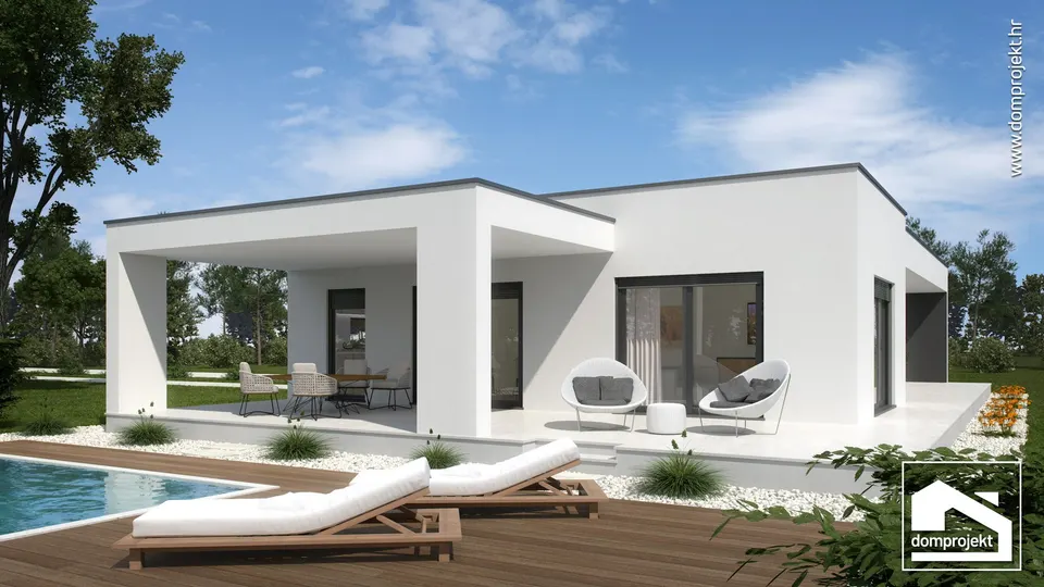 Montažna kuća Melina, 155 m², Domprojekt