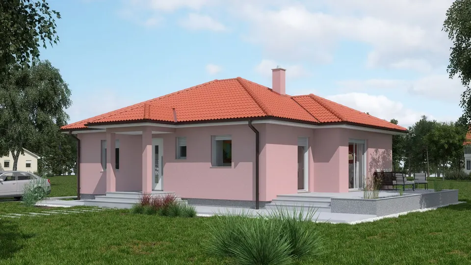 Montažna kuća Nataly, 89 m², Domprojekt