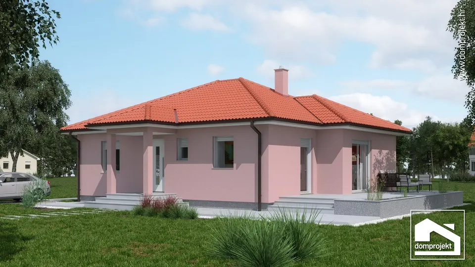 Montažna kuća Nataly, 89 m², Domprojekt