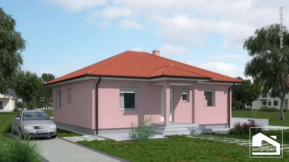 Montažna kuća Nataly, 89 m², Domprojekt