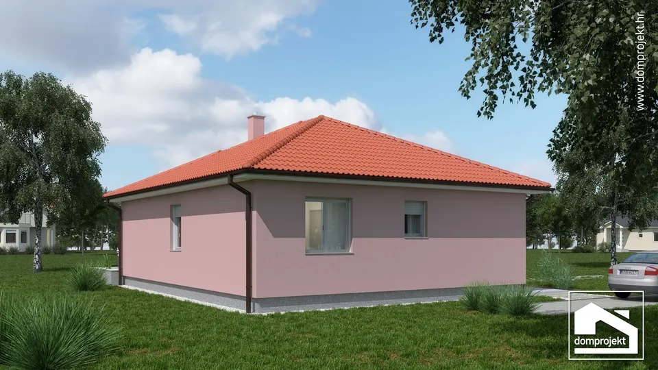 Montažna kuća Nataly, 89 m², Domprojekt