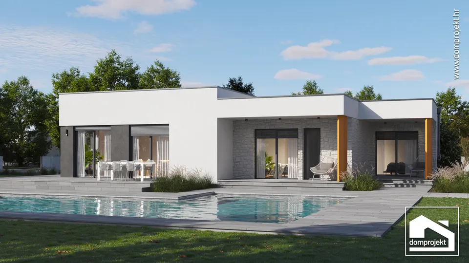 Montažna kuća Nives, 119 m², Domprojekt