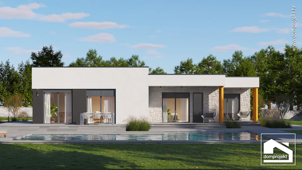 Montažna kuća Nives, 119 m², Domprojekt