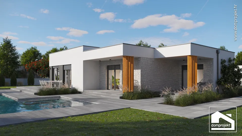 Montažna kuća Nives, 119 m², Domprojekt