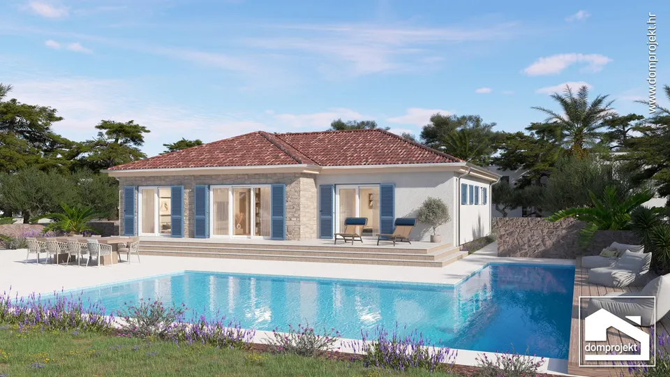 Montažna kuća Olivia, 112 m², Domprojekt