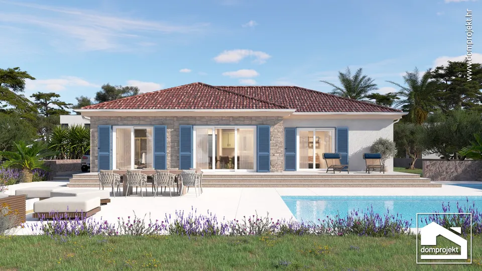 Montažna kuća Olivia, 112 m², Domprojekt