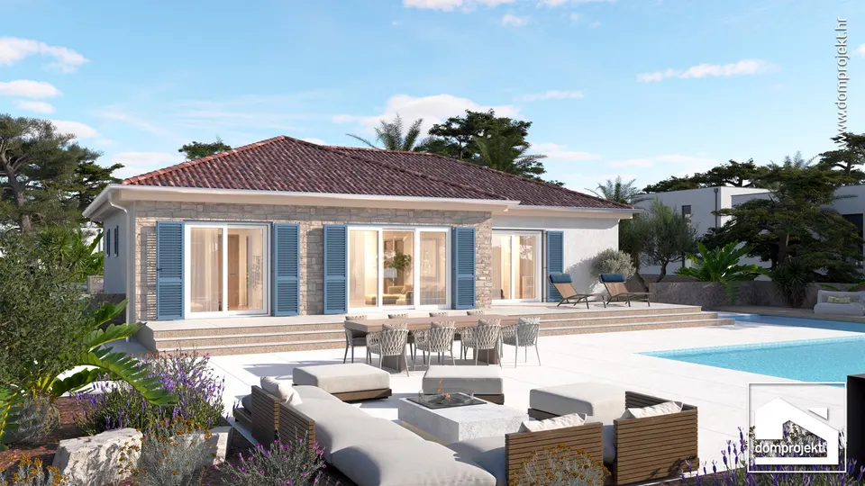 Montažna kuća Olivia, 112 m², Domprojekt