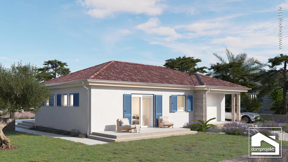 Montažna kuća Olivia, 112 m², Domprojekt