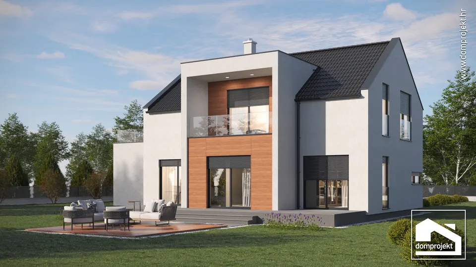 Montažna kuća Patricia, 184 m², Domprojekt