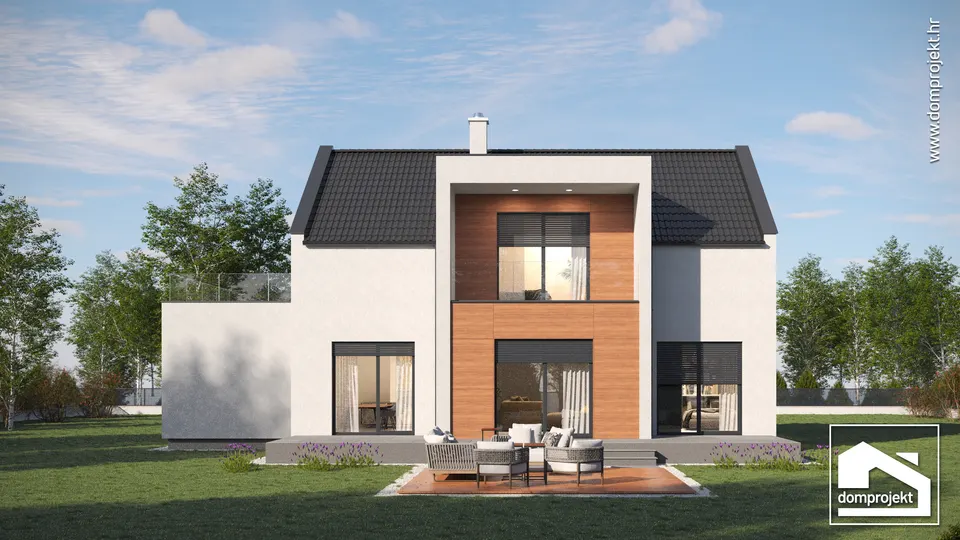 Montažna kuća Patricia, 184 m², Domprojekt