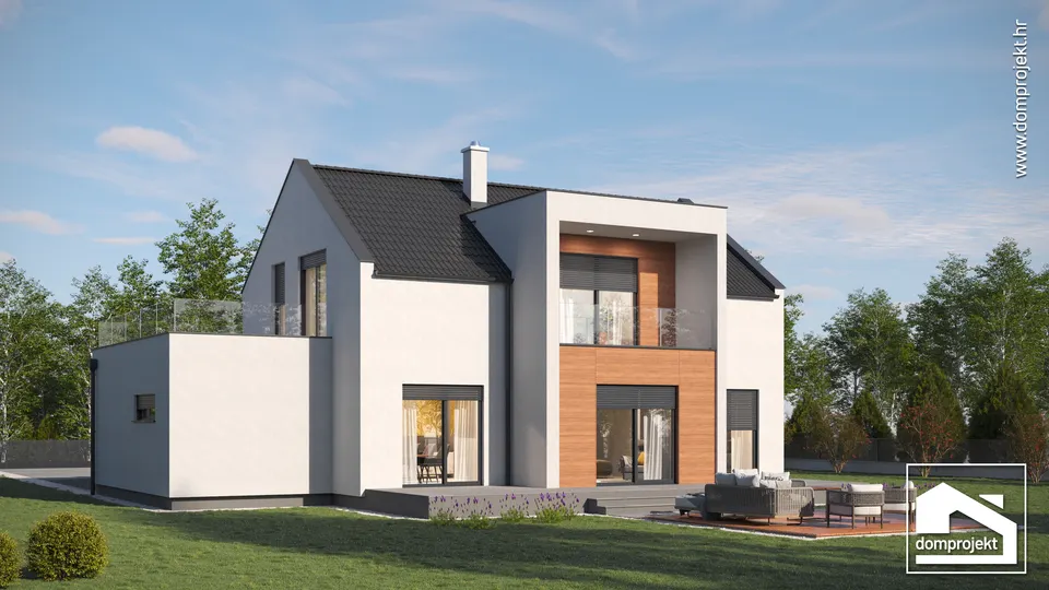 Montažna kuća Patricia, 184 m², Domprojekt