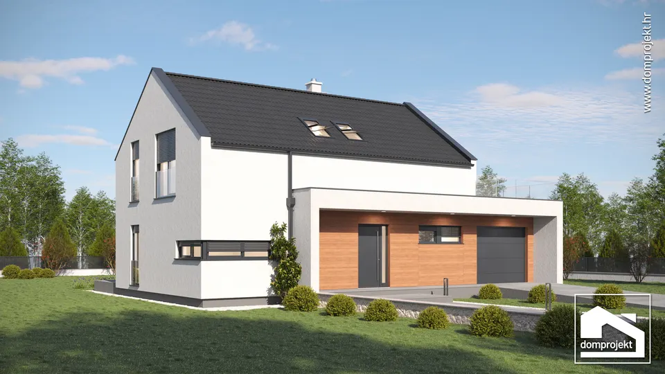 Montažna kuća Patricia, 184 m², Domprojekt