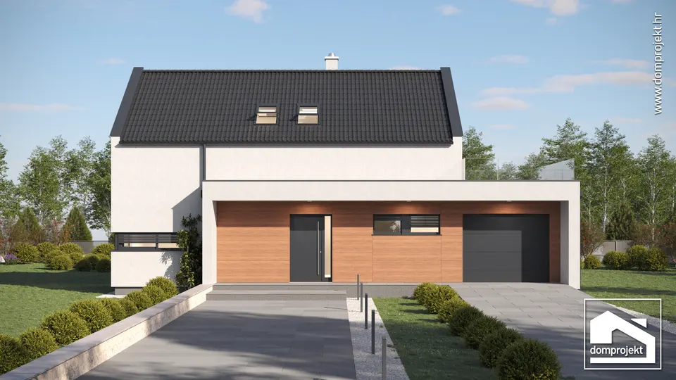 Montažna kuća Patricia, 184 m², Domprojekt