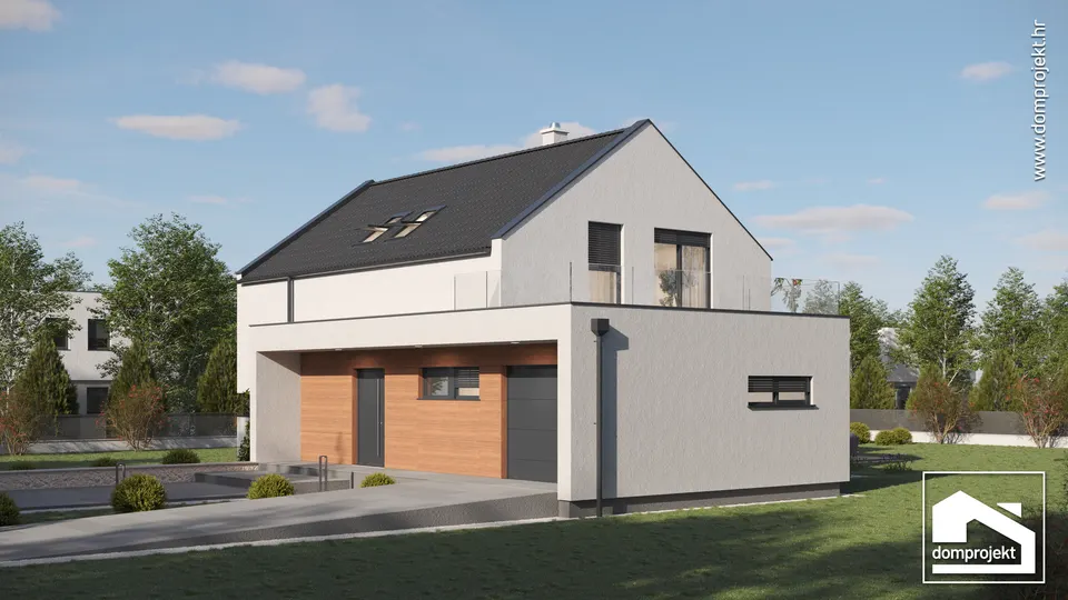 Montažna kuća Patricia, 184 m², Domprojekt