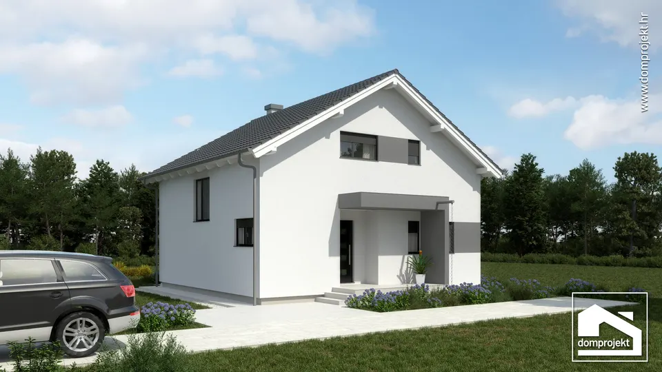 Montažna kuća Renata, 161 m², Domprojekt