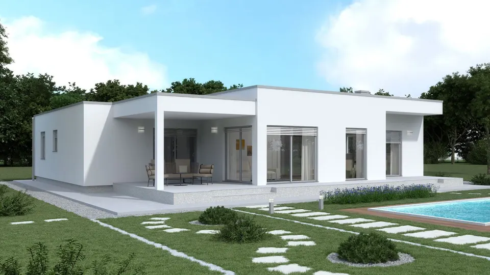 Montažna kuća Rina, 162 m², Domprojekt