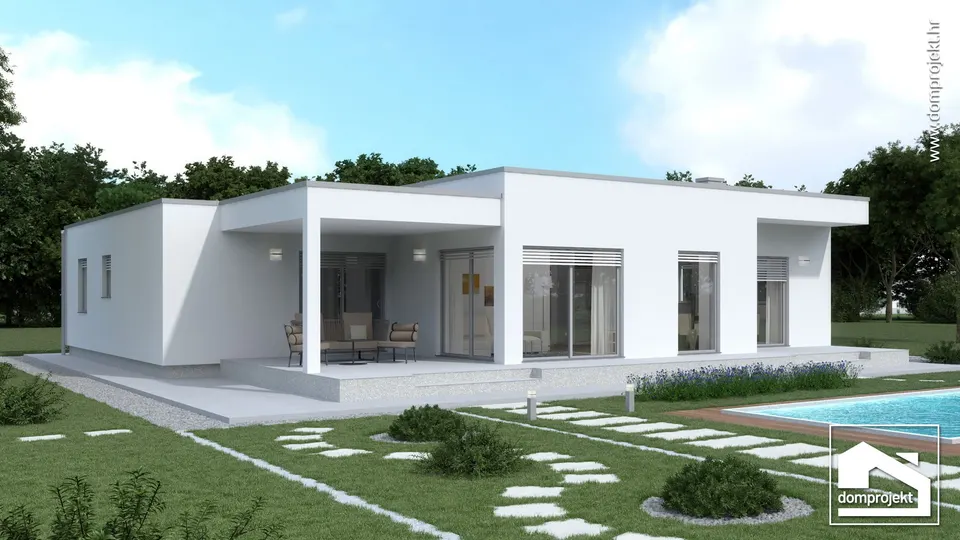 Montažna kuća Rina, 162 m², Domprojekt
