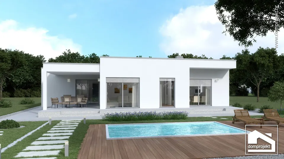 Montažna kuća Rina, 162 m², Domprojekt