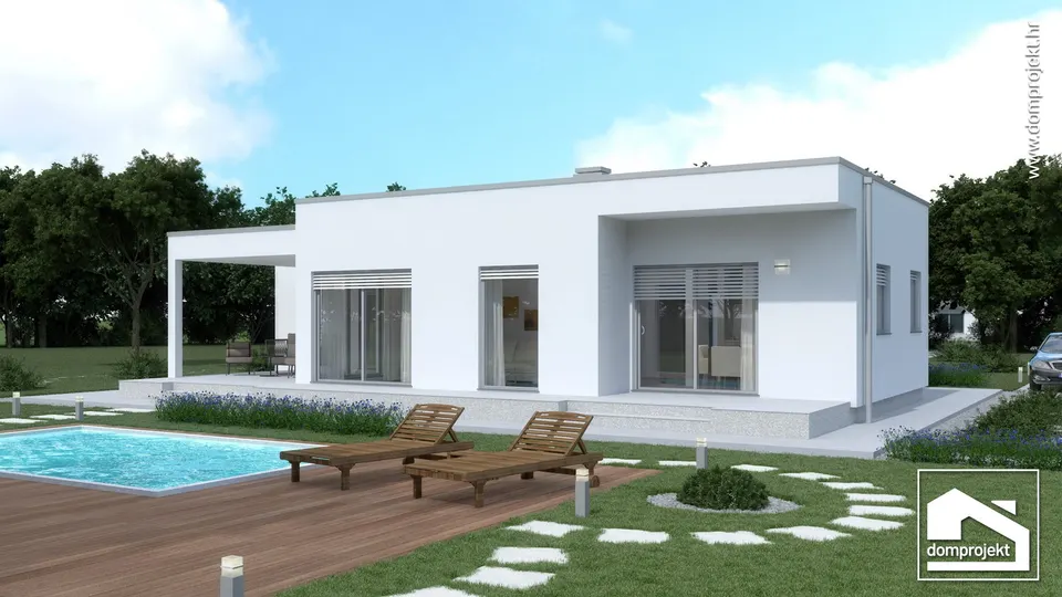 Montažna kuća Rina, 162 m², Domprojekt