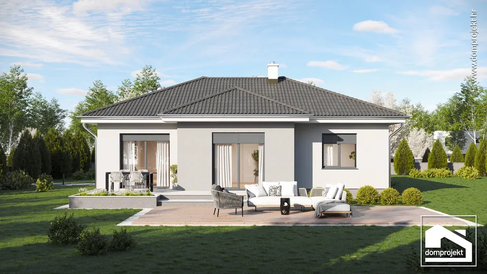 Montažna kuća Sandra, 87 m², Domprojekt