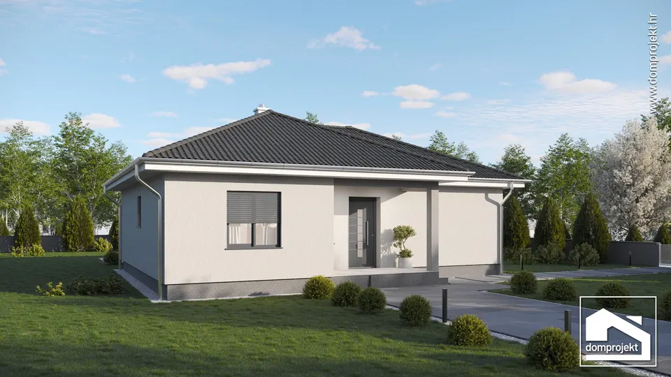 Montažna kuća Sandra, 87 m², Domprojekt
