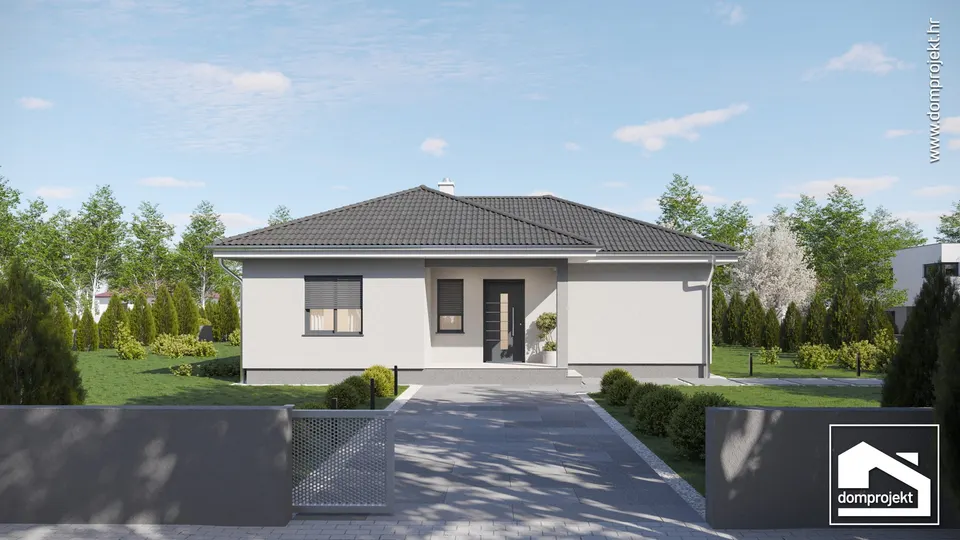 Montažna kuća Sandra, 87 m², Domprojekt