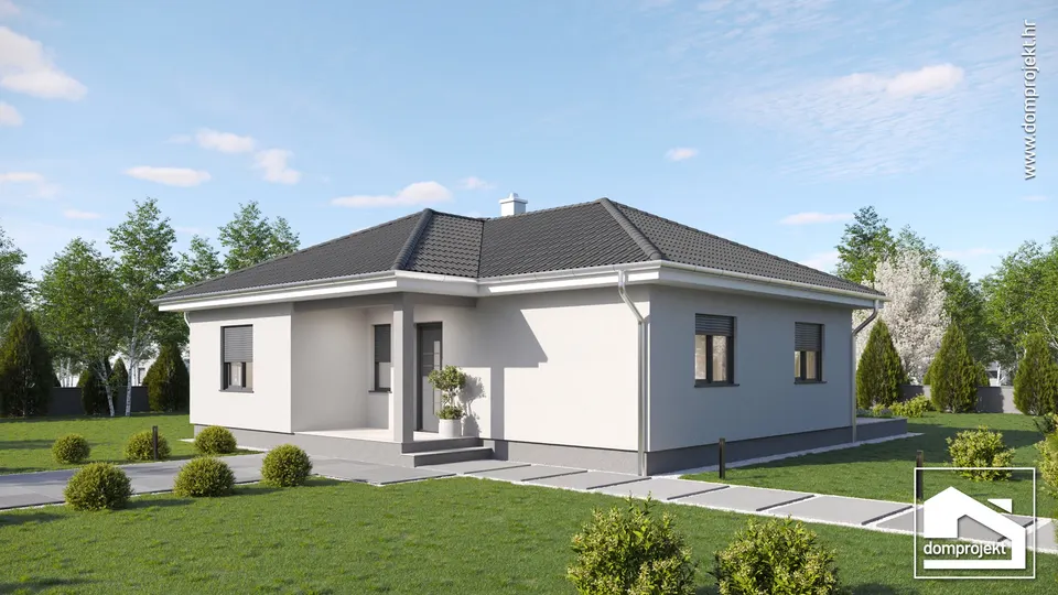 Montažna kuća Sandra, 87 m², Domprojekt