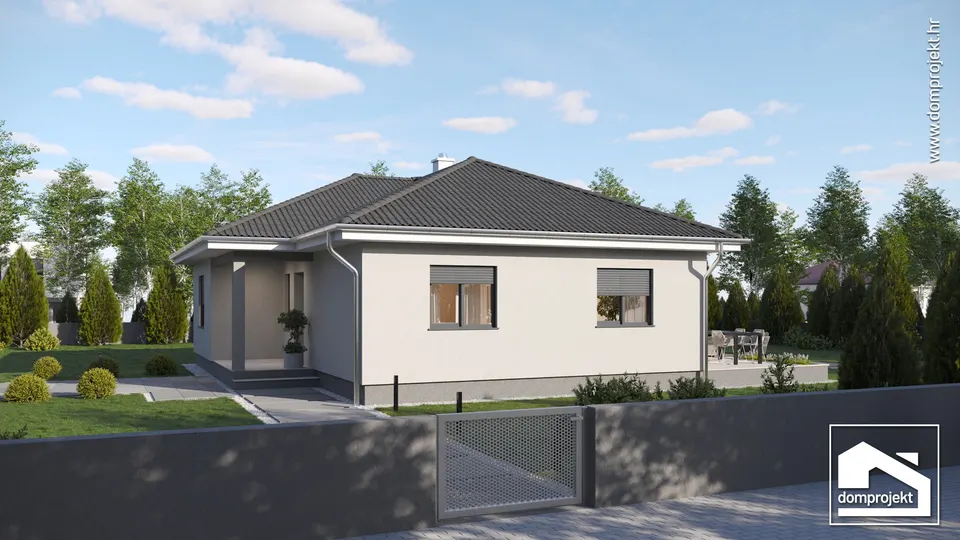 Montažna kuća Sandra, 87 m², Domprojekt