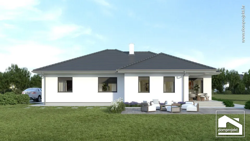 Montažna kuća Sena, 147 m², Domprojekt