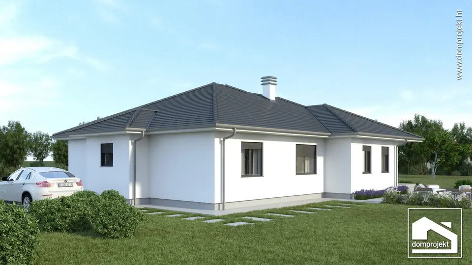 Montažna kuća Sena, 147 m², Domprojekt