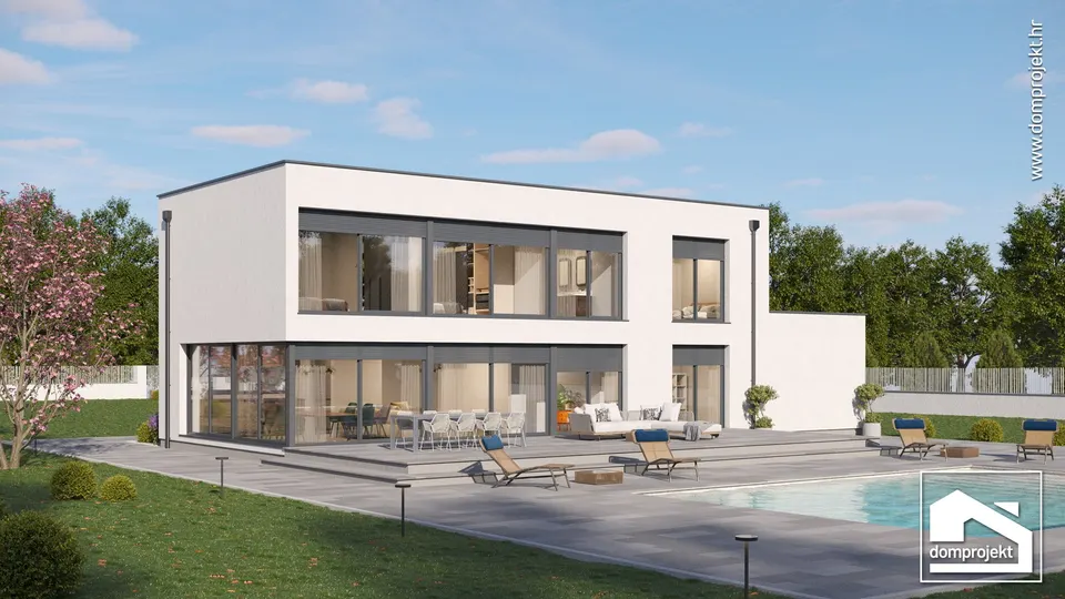 Montažna kuća Una, 208 m², Domprojekt