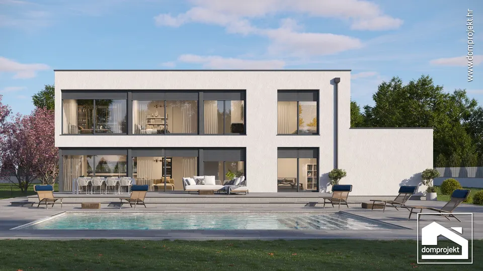 Montažna kuća Una, 208 m², Domprojekt