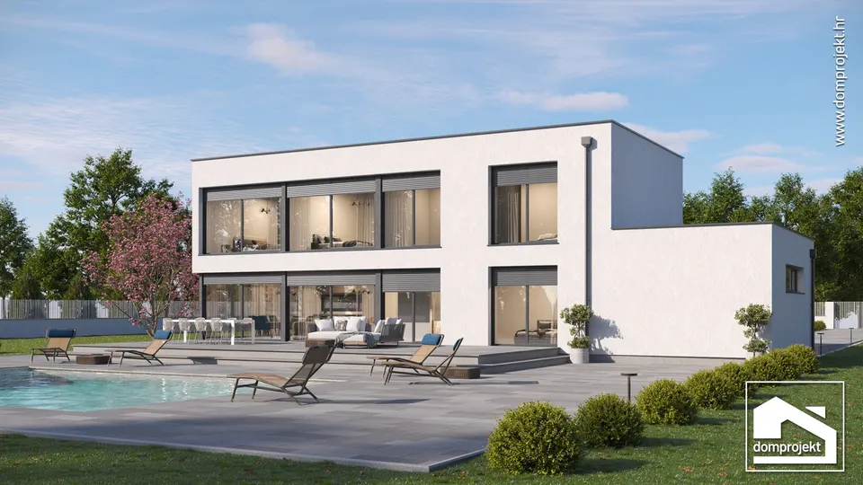 Montažna kuća Una, 208 m², Domprojekt