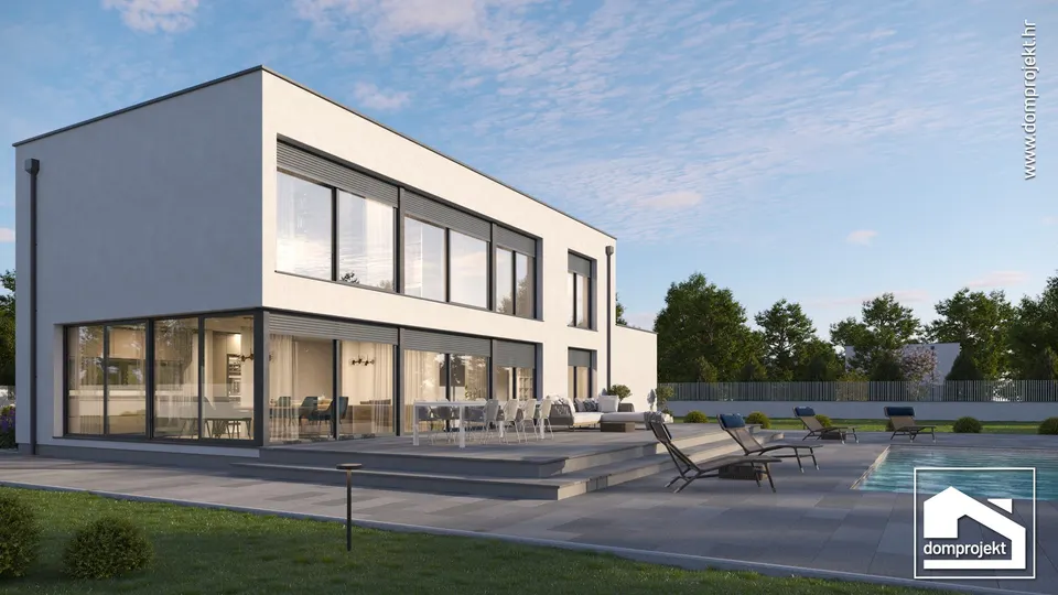 Montažna kuća Una, 208 m², Domprojekt
