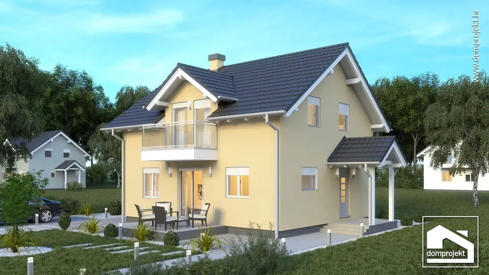 Montažna kuća Venera, 127 m², Domprojekt