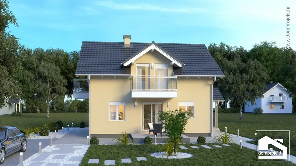 Montažna kuća Venera, 127 m², Domprojekt