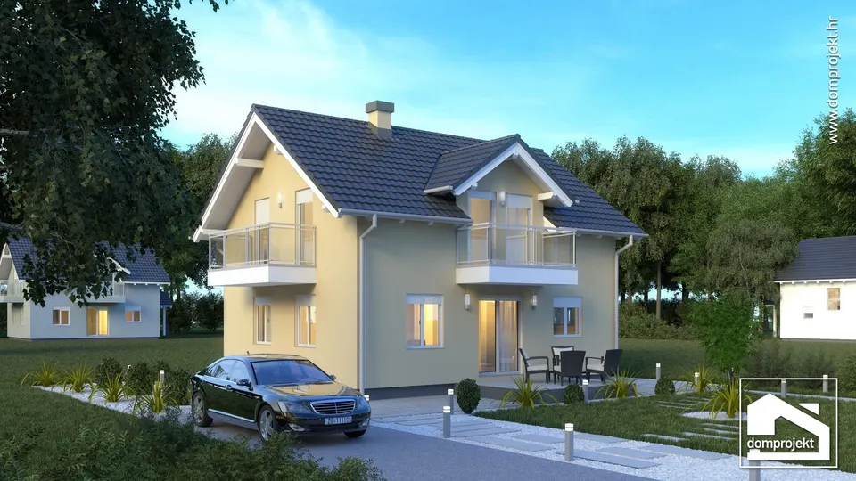 Montažna kuća Venera, 127 m², Domprojekt