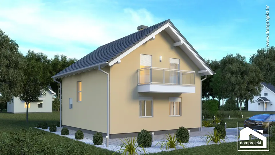 Montažna kuća Venera, 127 m², Domprojekt