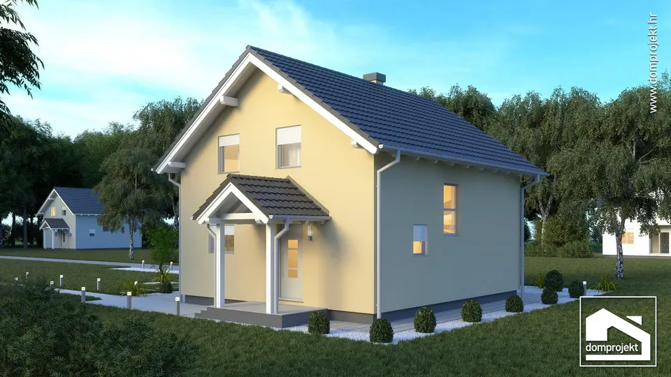 Montažna kuća Venera, 127 m², Domprojekt