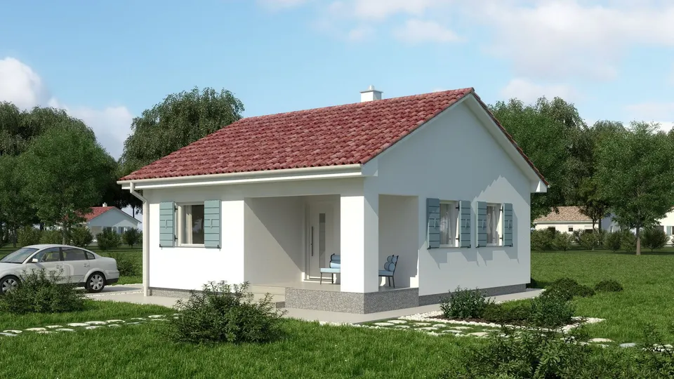 Montažna kuća Viva, 54 m², Domprojekt